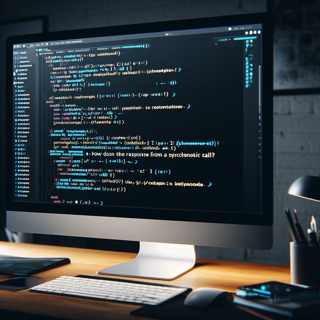 How do I return the response from an asynchronous call?